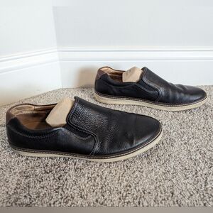 Johnston & Murphy McGuffey Slip On Shoe - Black and Brown sz 11.5